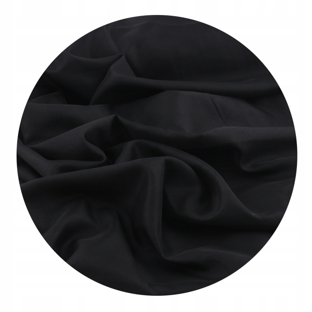 

Woal Gładki tkanina woal Kolorowy 300 cm czarny