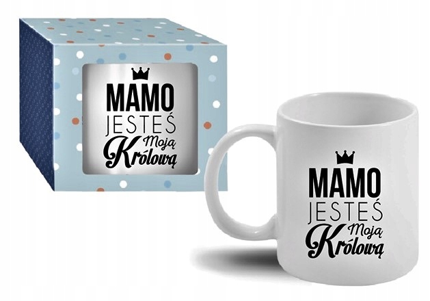 

na Dzień Matki Kubek Mamo Jesteś Królową