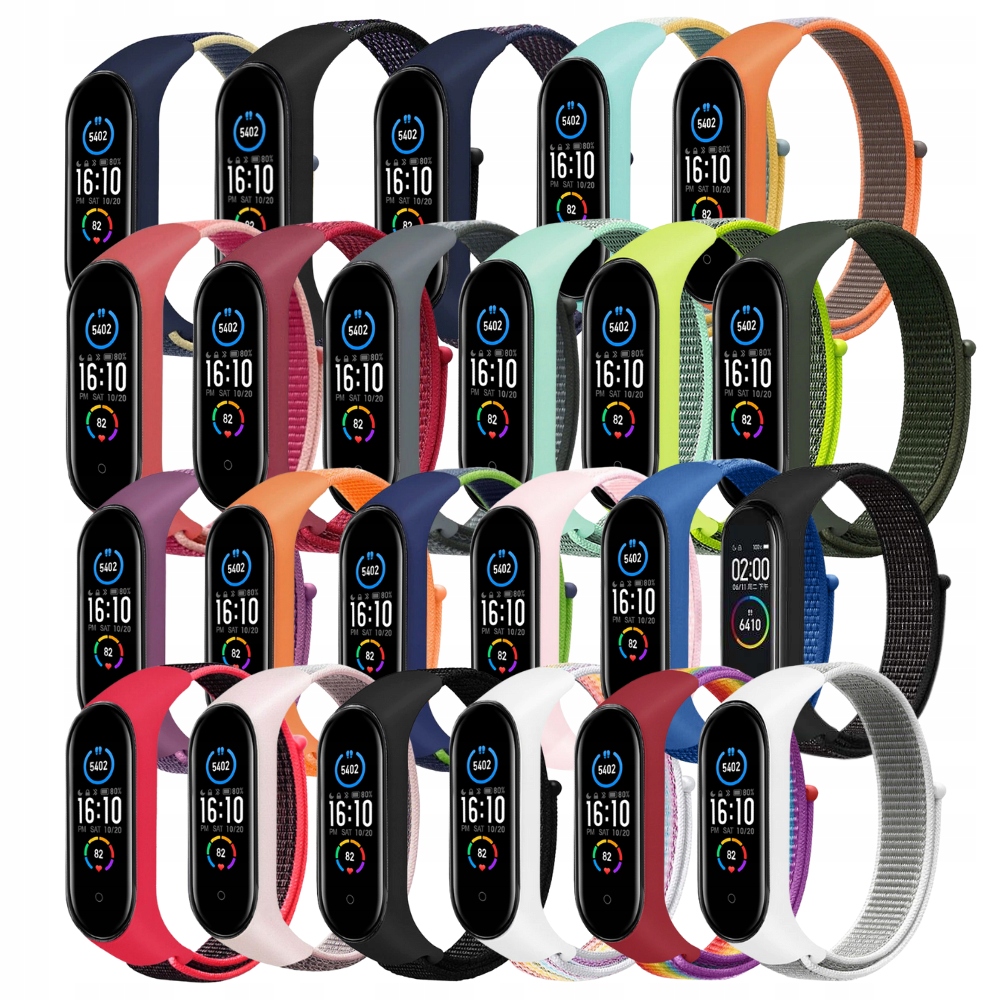 

23x Pasek Zamienny Do Xiaomi MI Band 5/6 Zestaw