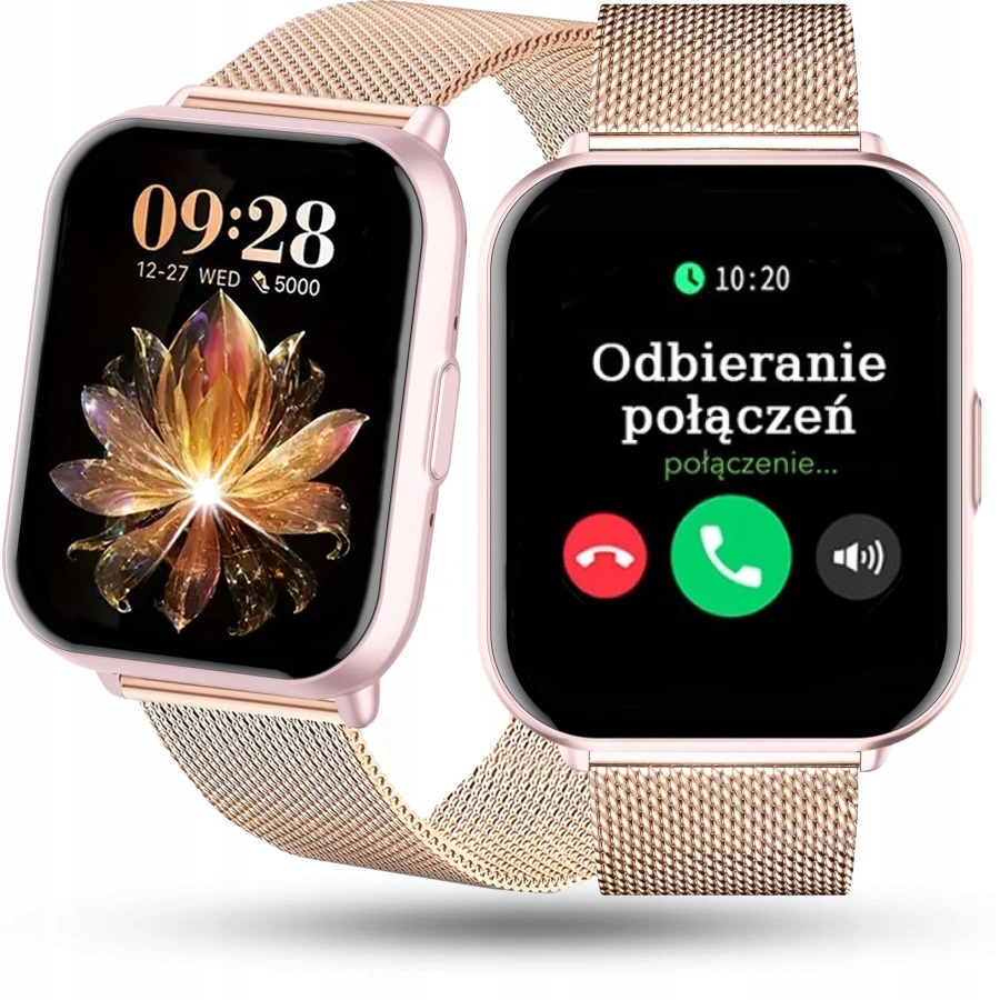 Chytré Hodinky Rubicon RNCF46-ROSE Gold zlaté