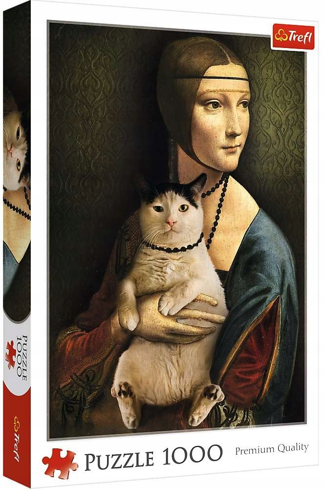 

Puzzle Leonardo Da Vinci Dama Z Kotem Trefl 1000 E