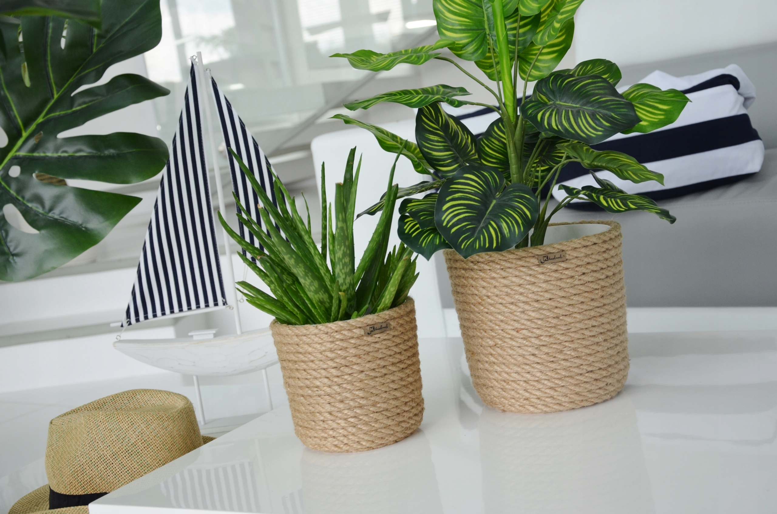 Lina jutowa naturalna sznur szpagat juta 12mm 30 m Marka bez marki