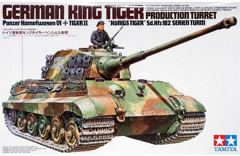 1:35 Tamiya 35164 King Tiger Prod. Věž