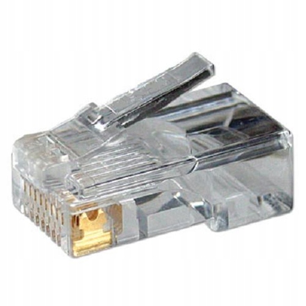 Logilink MP0002 CAT5e Modular PlugSuitable for 8P8C Round CablePlug uns