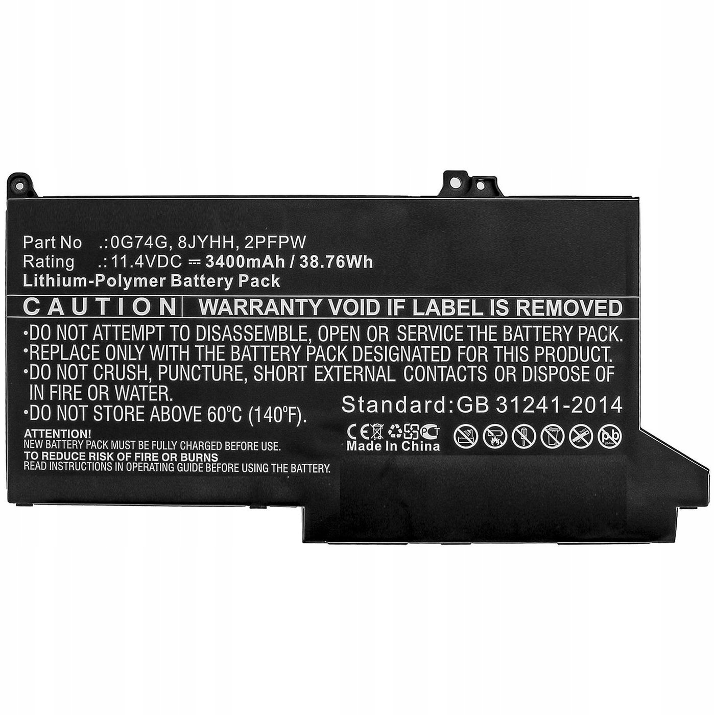 CoreParts Notebook Battery pre Dell