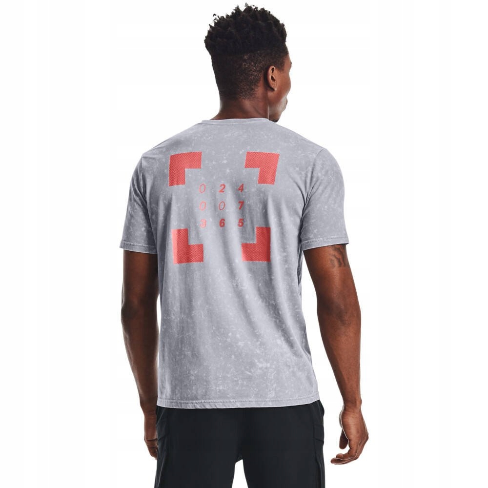Tričko Sportovní pánské tričko Under Armour Run Anywhere Ss Šedé vel. S