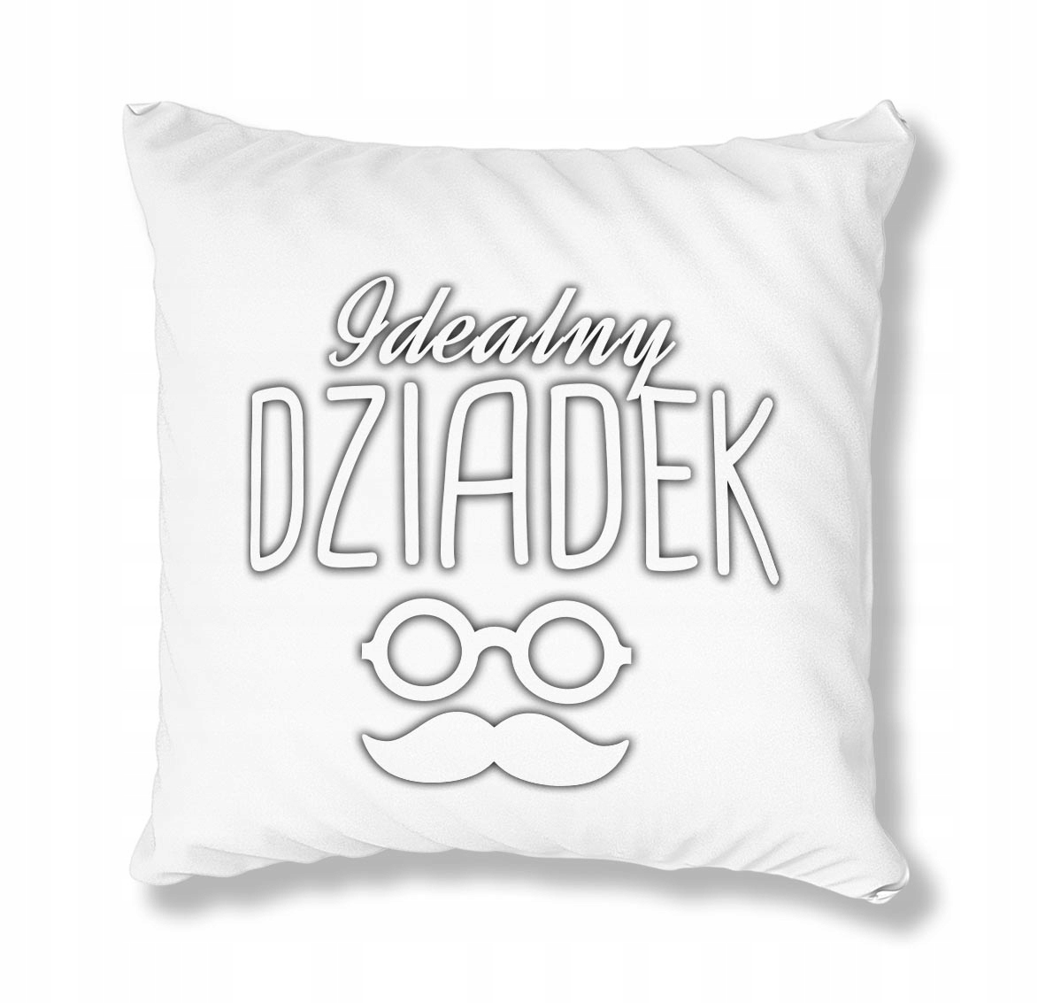PODUSZKA BIAŁA PDM DZIEŃ DZIADKA 05 IDEALNY PREZENT