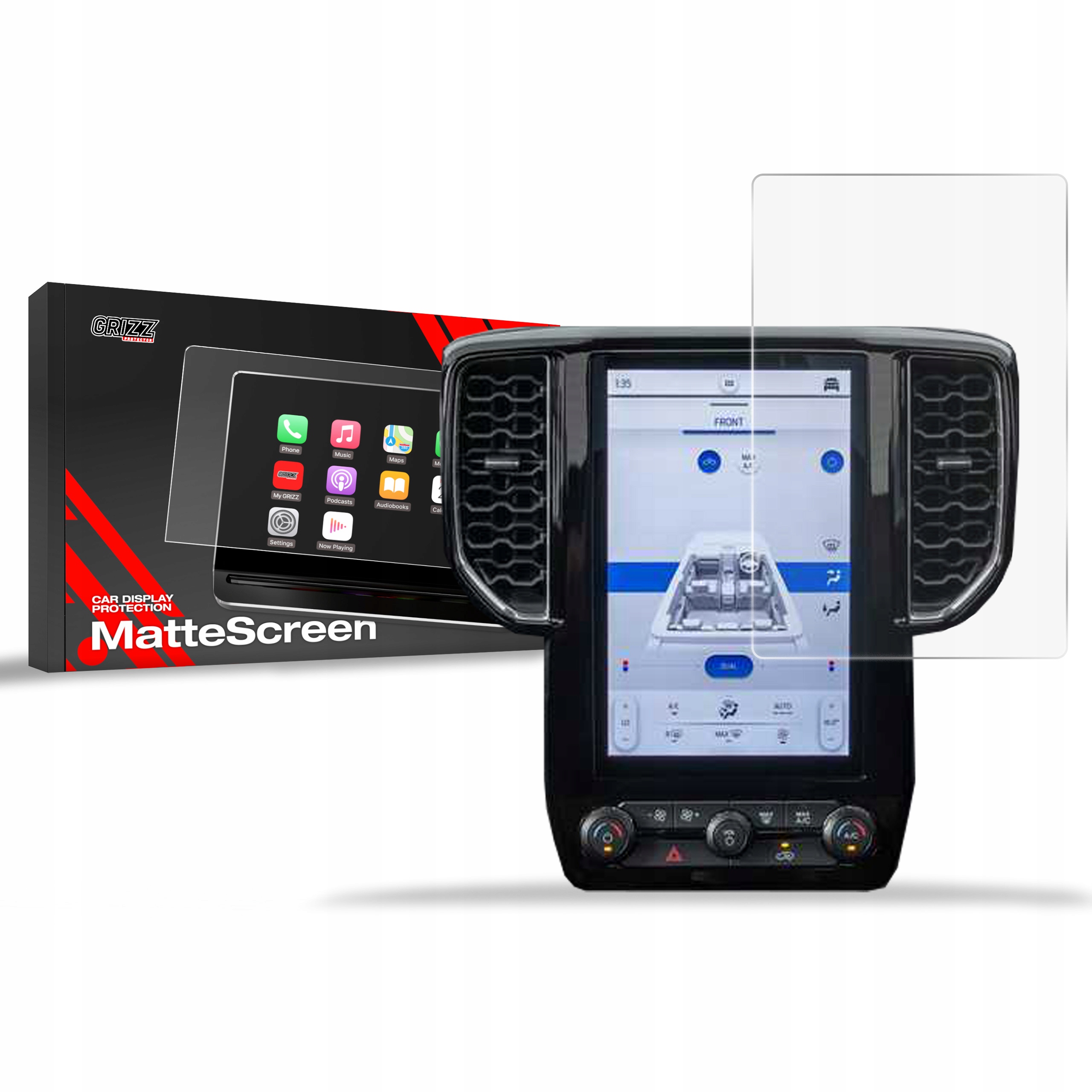 Folia Antyodciskowa do Ford Ranger 6 12,3" (2021-2025)