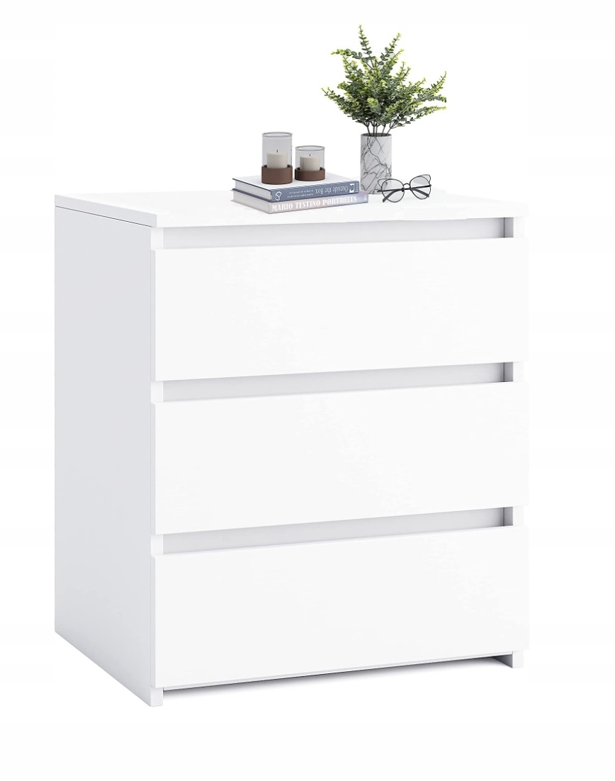 

Szafka Komoda Coco 60 cm 3 Szuflady Biała