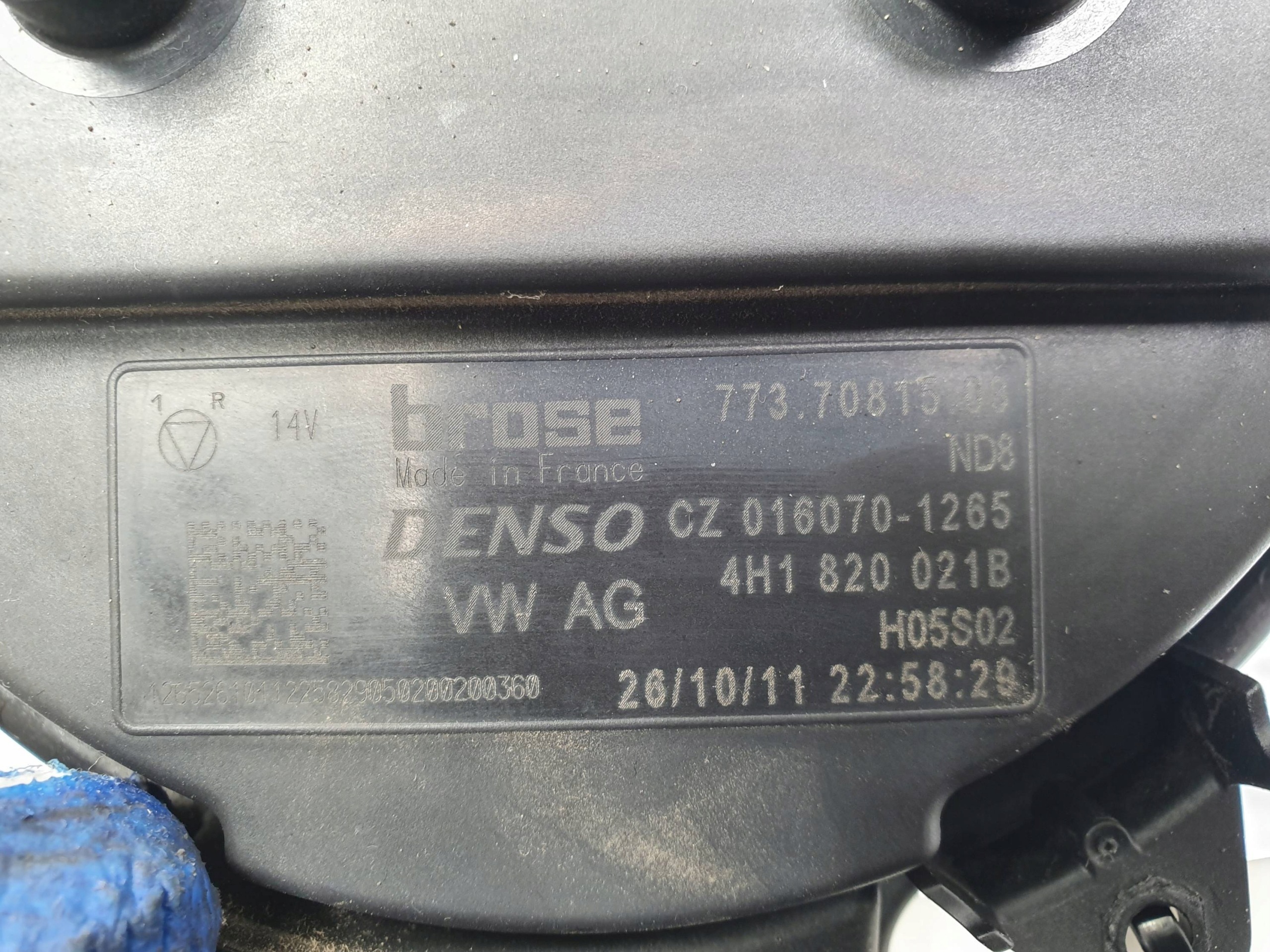 heating fan cab 4H1820021B AUDI A6 C7