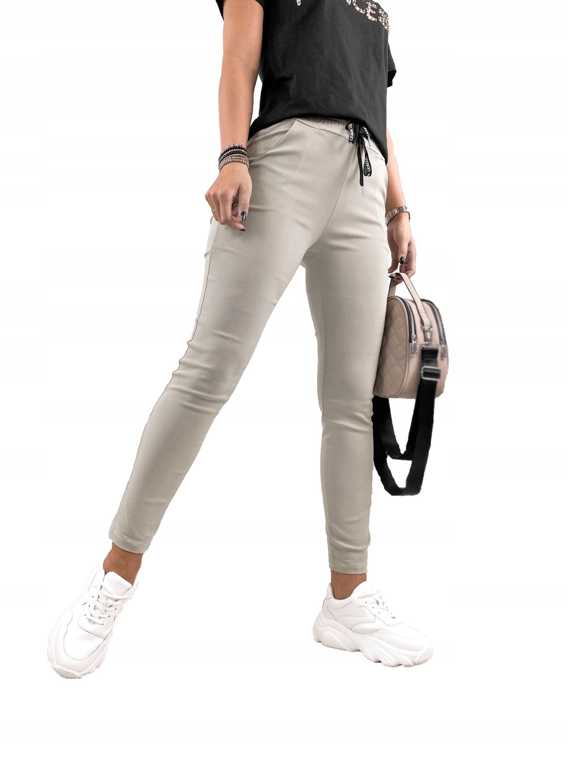 

elastyczne Spodnie na co dzień do pracy XL