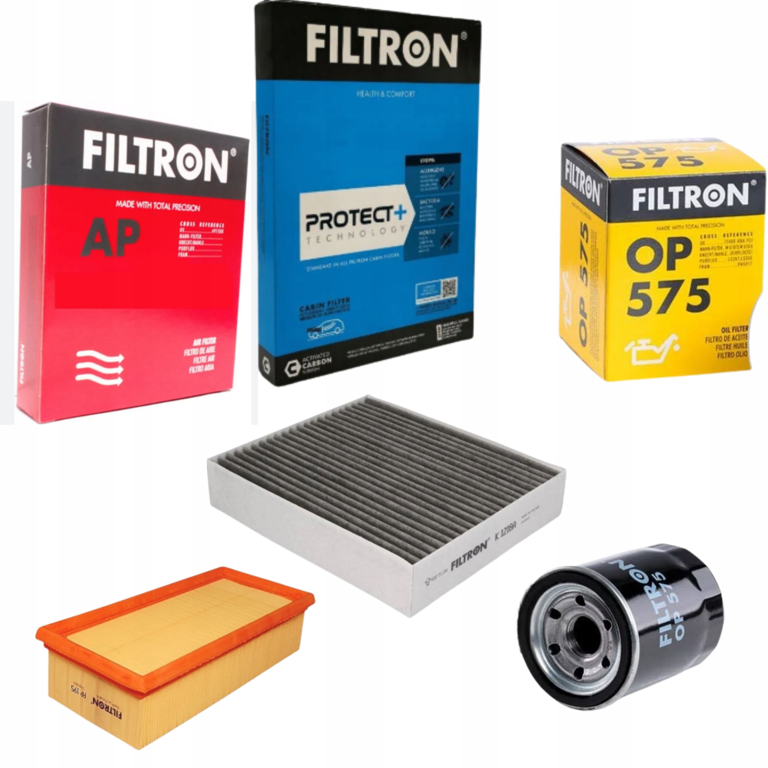 Komplet Filtrů Filtron Mitsubishi Colt Cz VI 1.1i 1.3i 1.5i 2004-2012r.