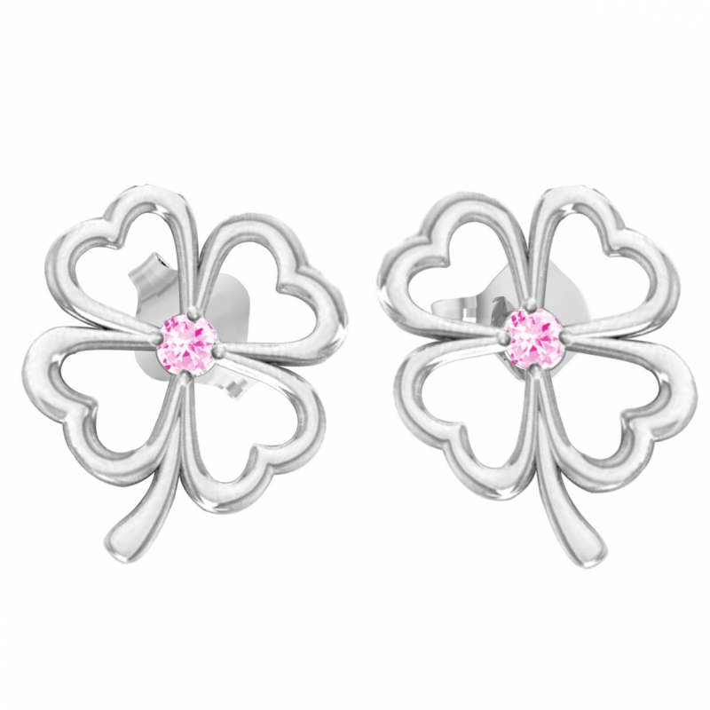 

Srebrne Kolczyki Czterolistne Koniczynki Bigiel