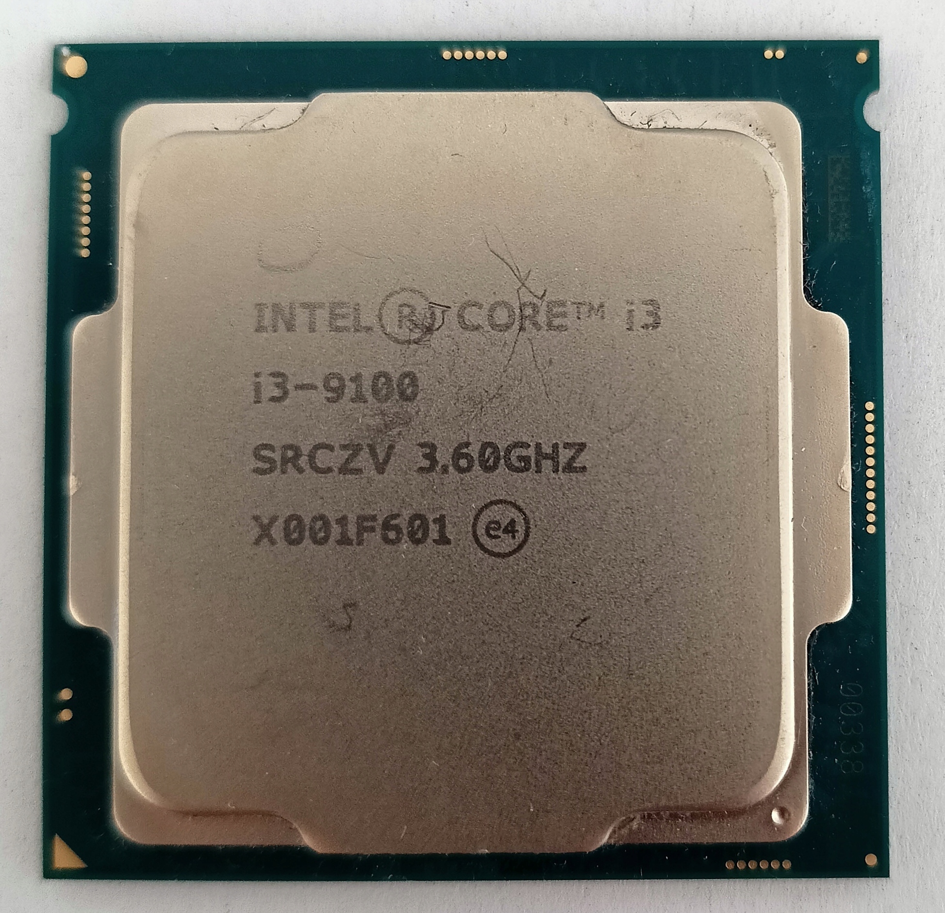 Intel Core i3-9100 6個セット Procesor Intel Core i3-9100 3,6GHz