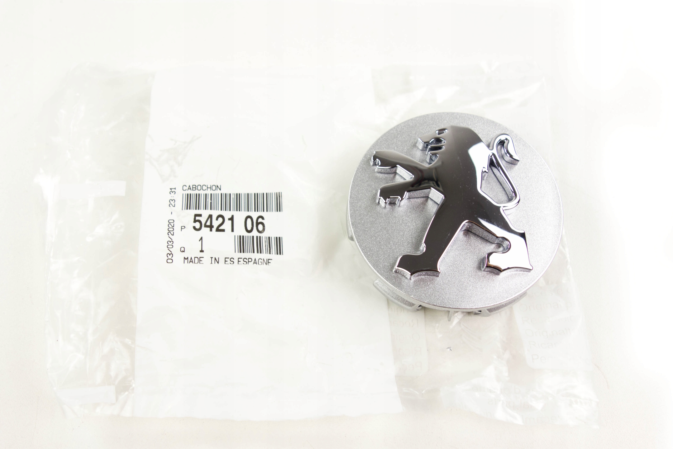 

Kołpak Dekielek Zaślepka Felgi Aluminiowej Peugeot