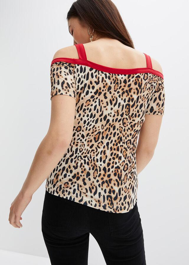 BLUZKA W PANTERKĘ__36 Marka Bonprix