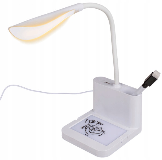 

Lampka na Biurko na Usb 5w1 Uchwyt Notes Długopis