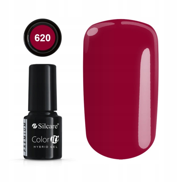 

hybryda Silcare color it Premium 620 czerwony 6g