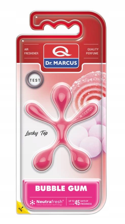 Zapach do samochodu Dr.Marcus Lucky Guma Balonowa odświeżacz powietrza Rodzaj zawieszki