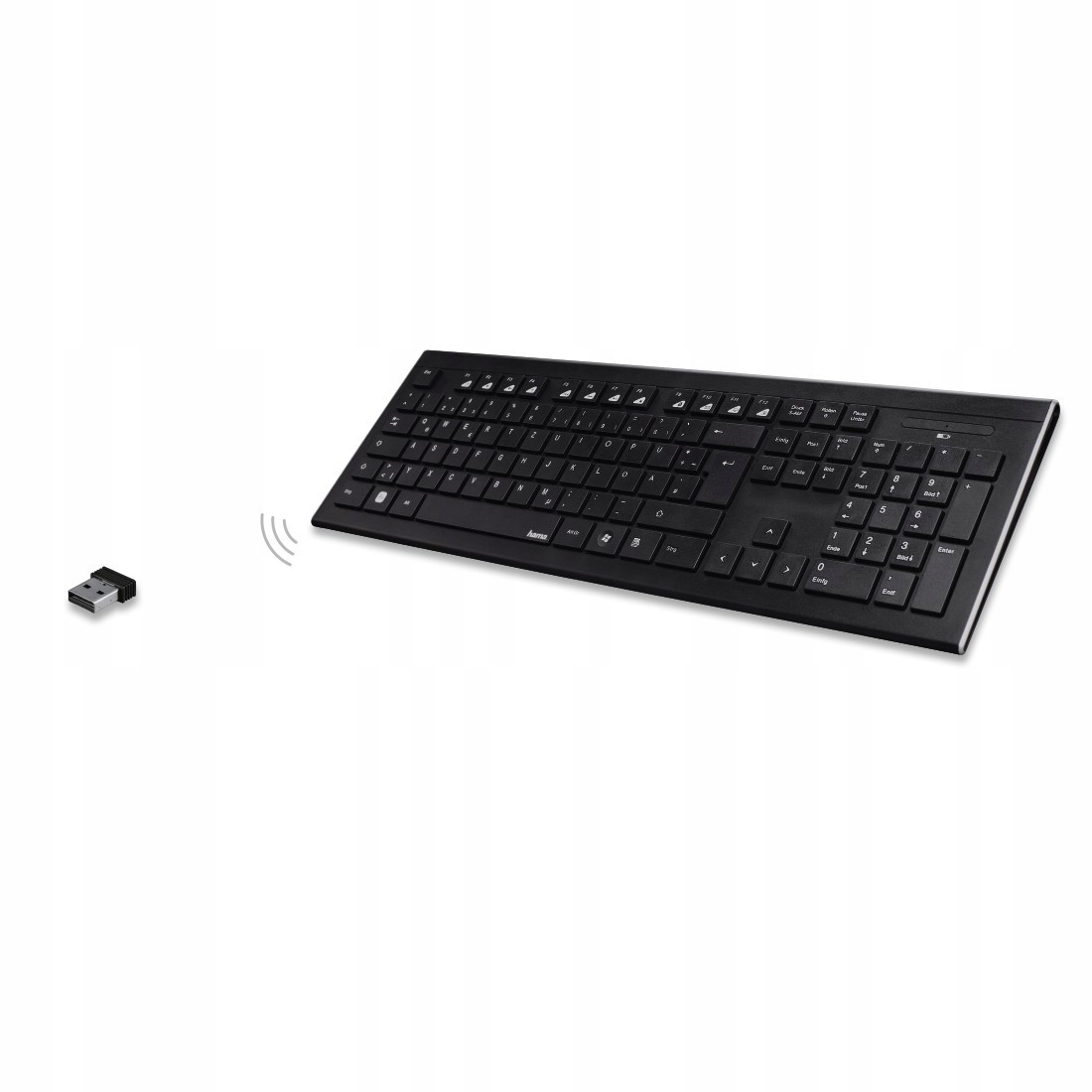 HAMA беспроводная клавиатура Cortino дизайн низкопрофильные клавиши