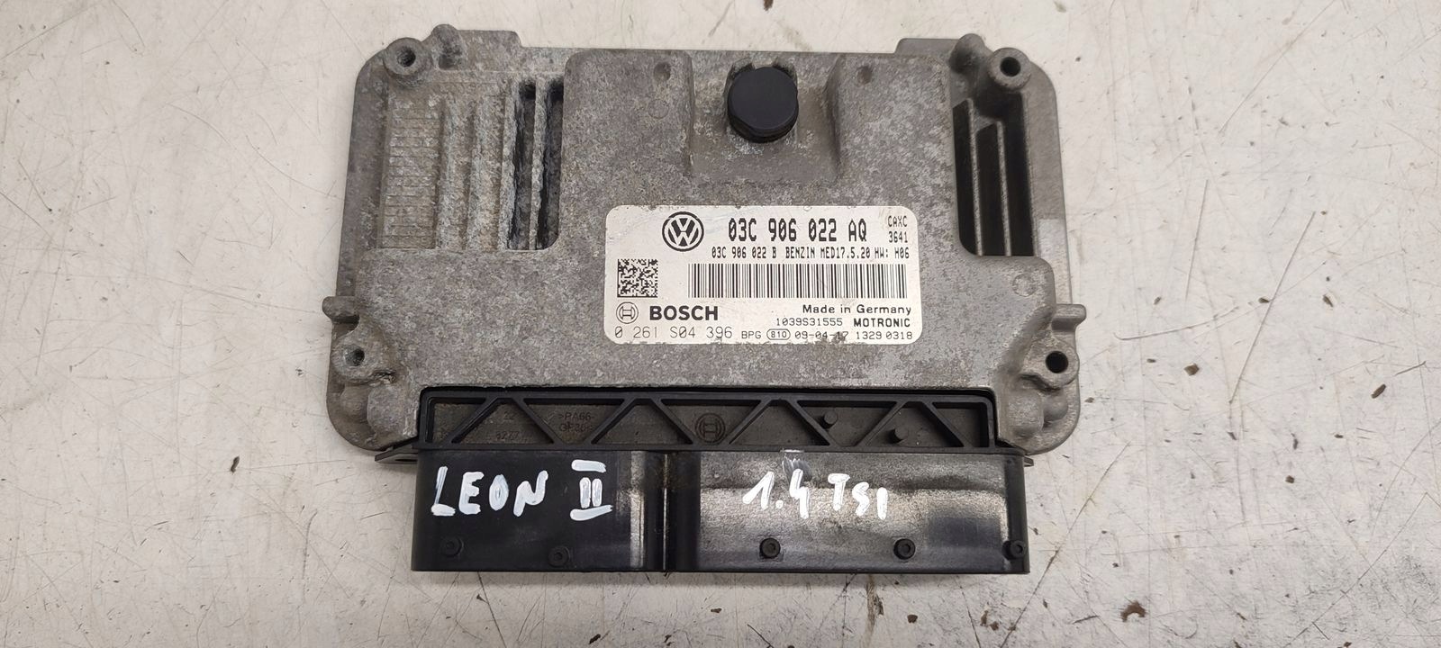 control unit computer of the engine Seat Leon II LIFT 1,4 TSI