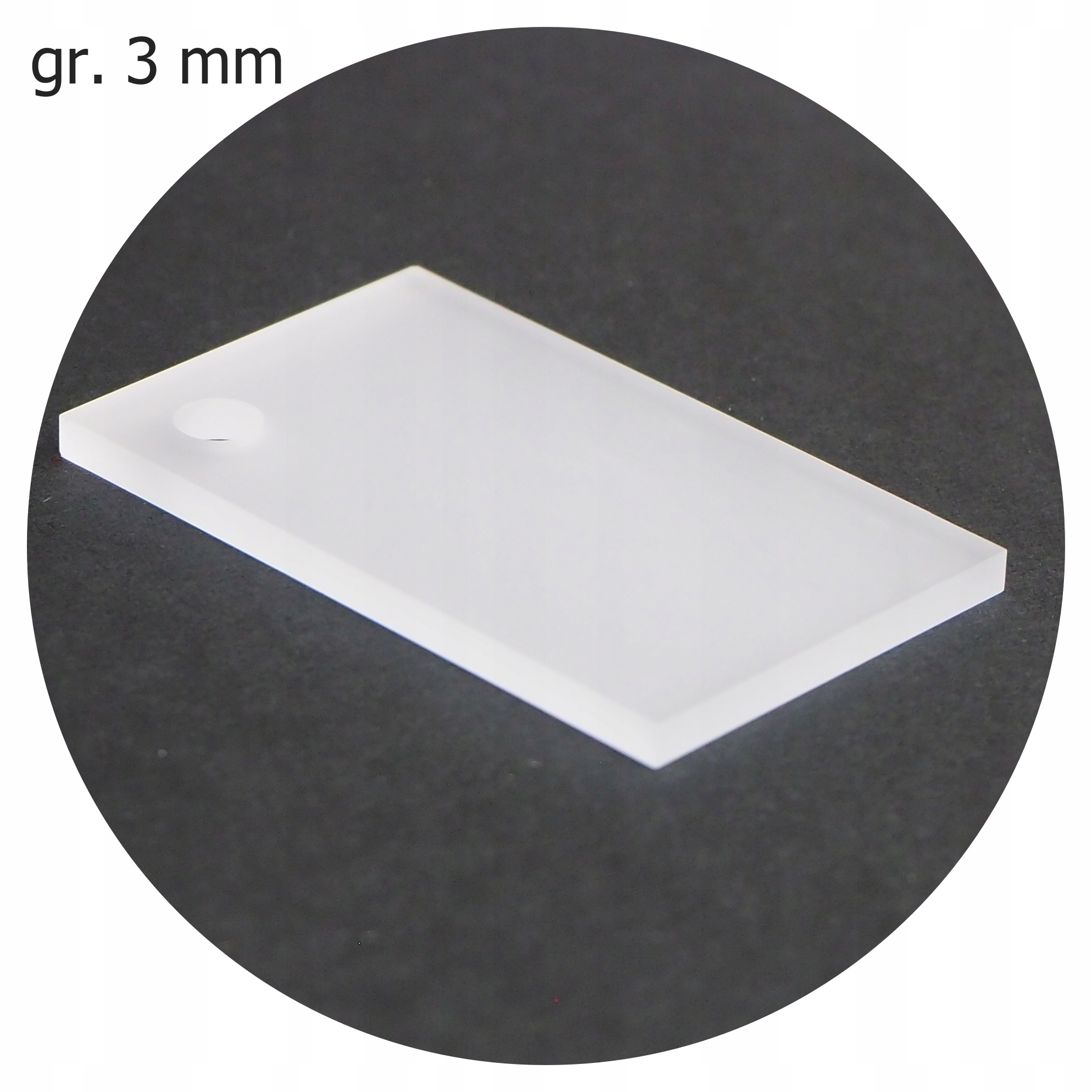 

Plexi Pleksa satynowa mrożona 3mm formatka 50x30cm