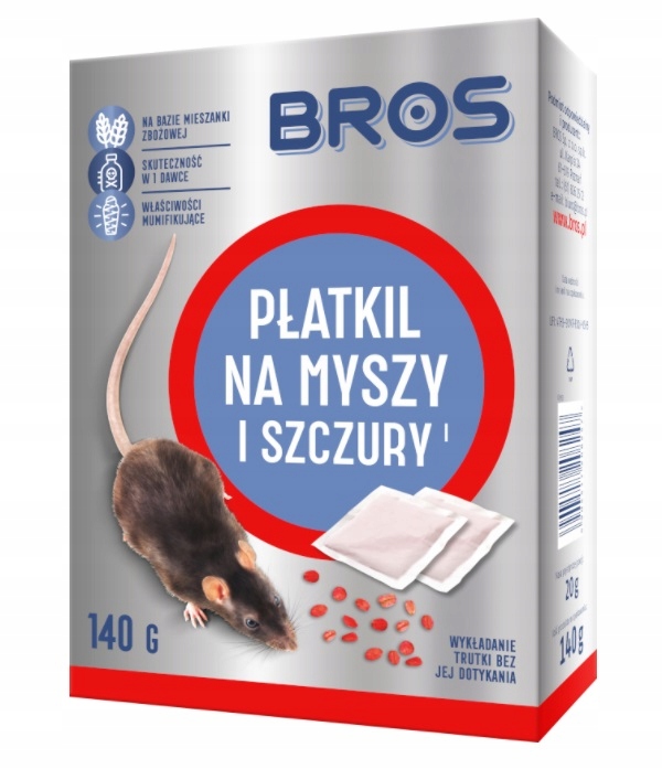 

Płatkil płatki na myszy i szczury 140g Bros
