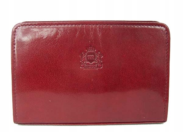 Kosmetyczka damska ze skóry naturalnej, saszetka K-14 Bordo