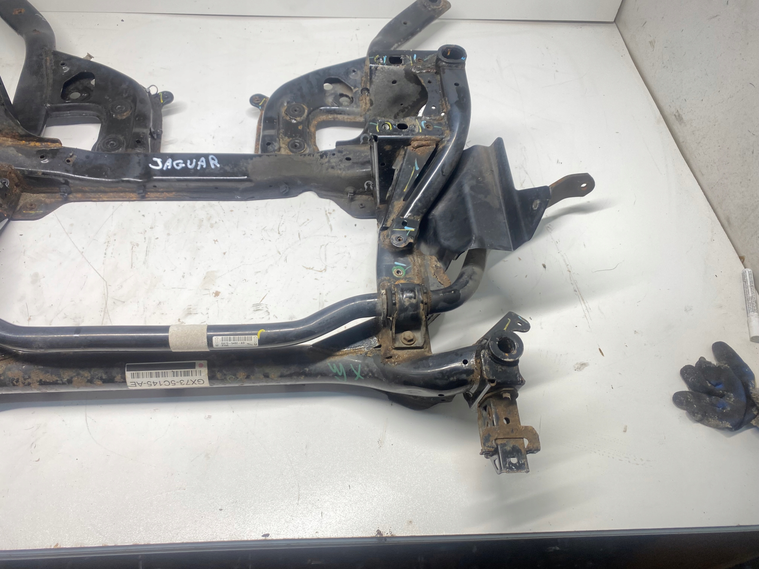sider subframe axle beam front JAGUAR XE X760 2.0 DIESEL GX73-5C145-AE
