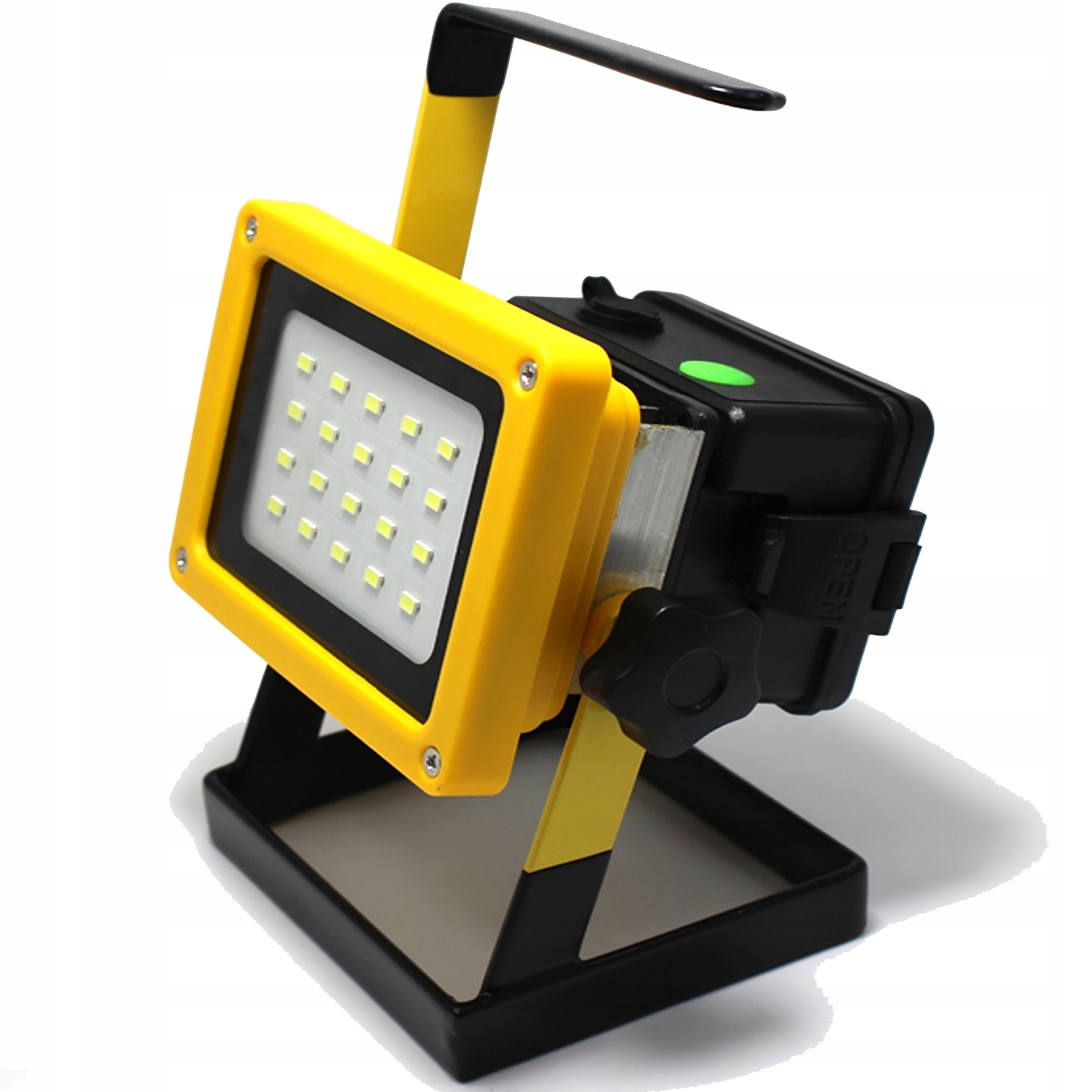 HALOGEN LED ROBOCZY BUDOWLANY 30W AKUMULATOROWY PRZENOŚNY MOCNY JASNY KABEL Kod producenta LATARKA SZPERACZ e758