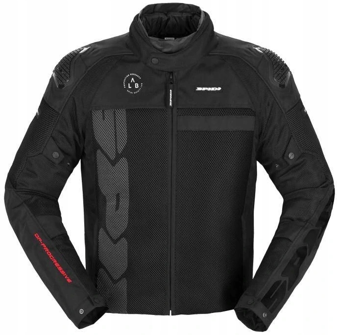 Spidi Progressive Net H2Out Black Motocyklová Bunda Textilná M