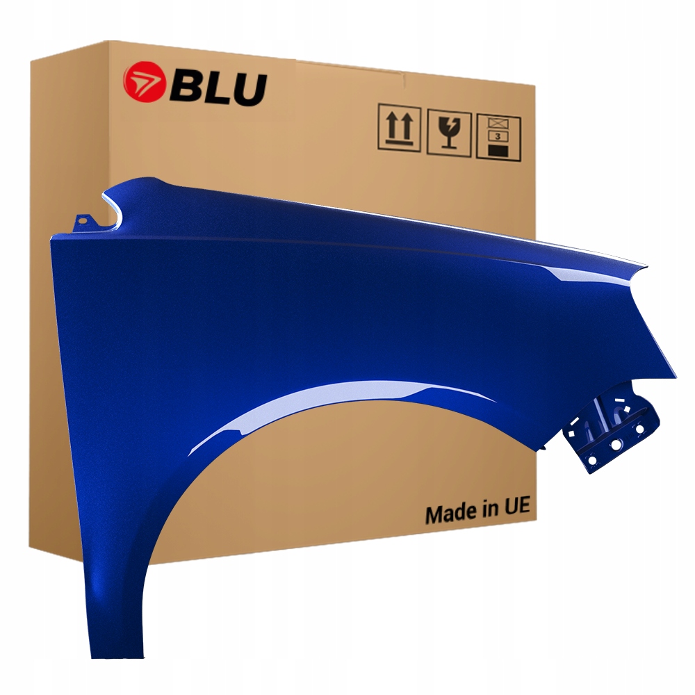 Blu Blatník Vw Polo 9N3 IV 4 LD5Q pravý 05-09 přední lift pozink SchattenBlau