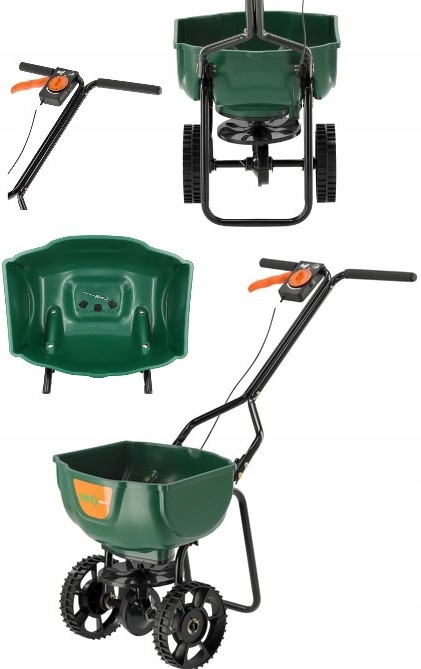 Sejací Stroj, Rozmetávač Hnojiva, Piesku, Rotačných Semien 15 L 15 Kg Flo 89877