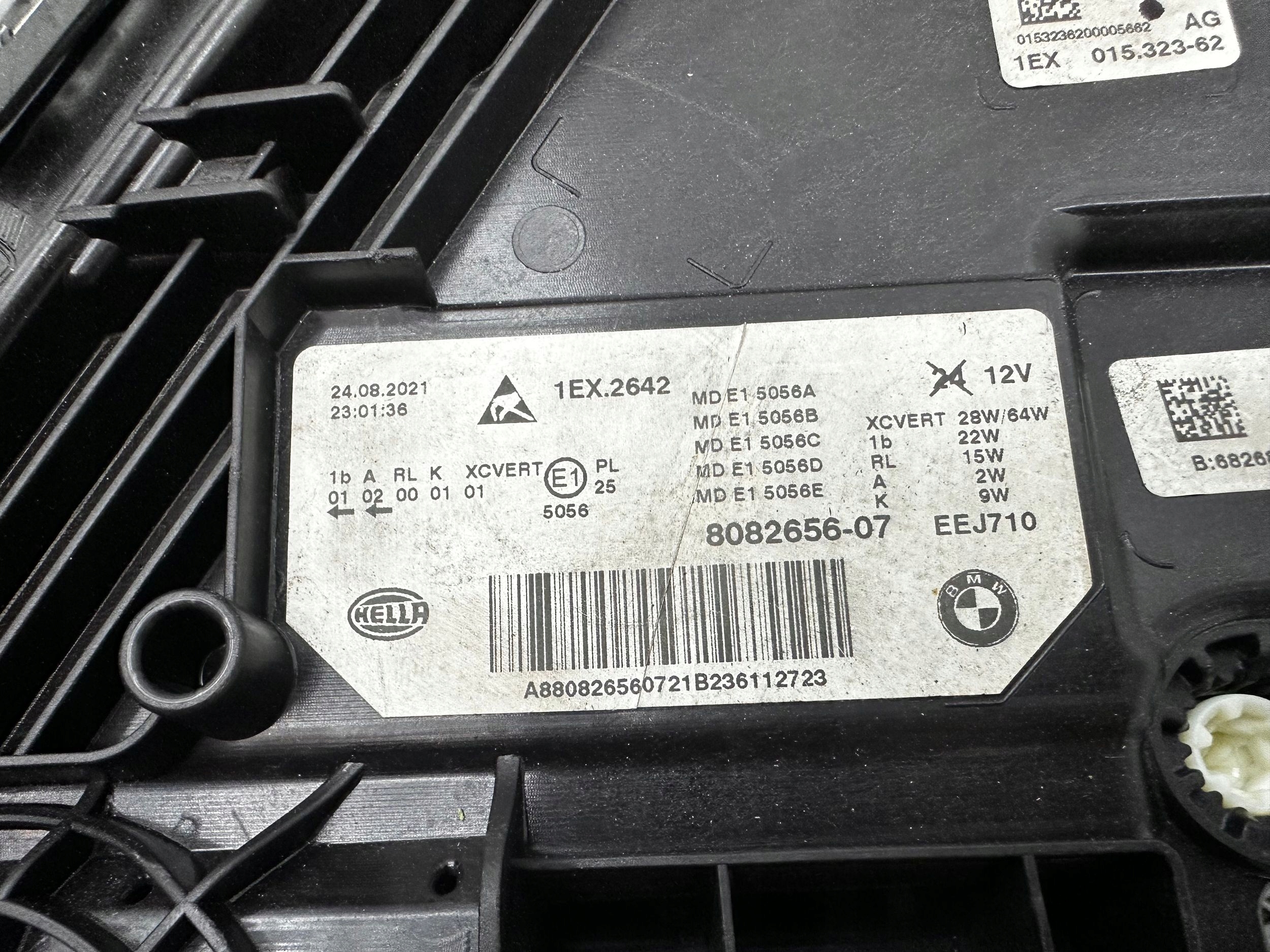 light front side right BMW 5 G30 G31 LCI BLACK SHADOW 8082656