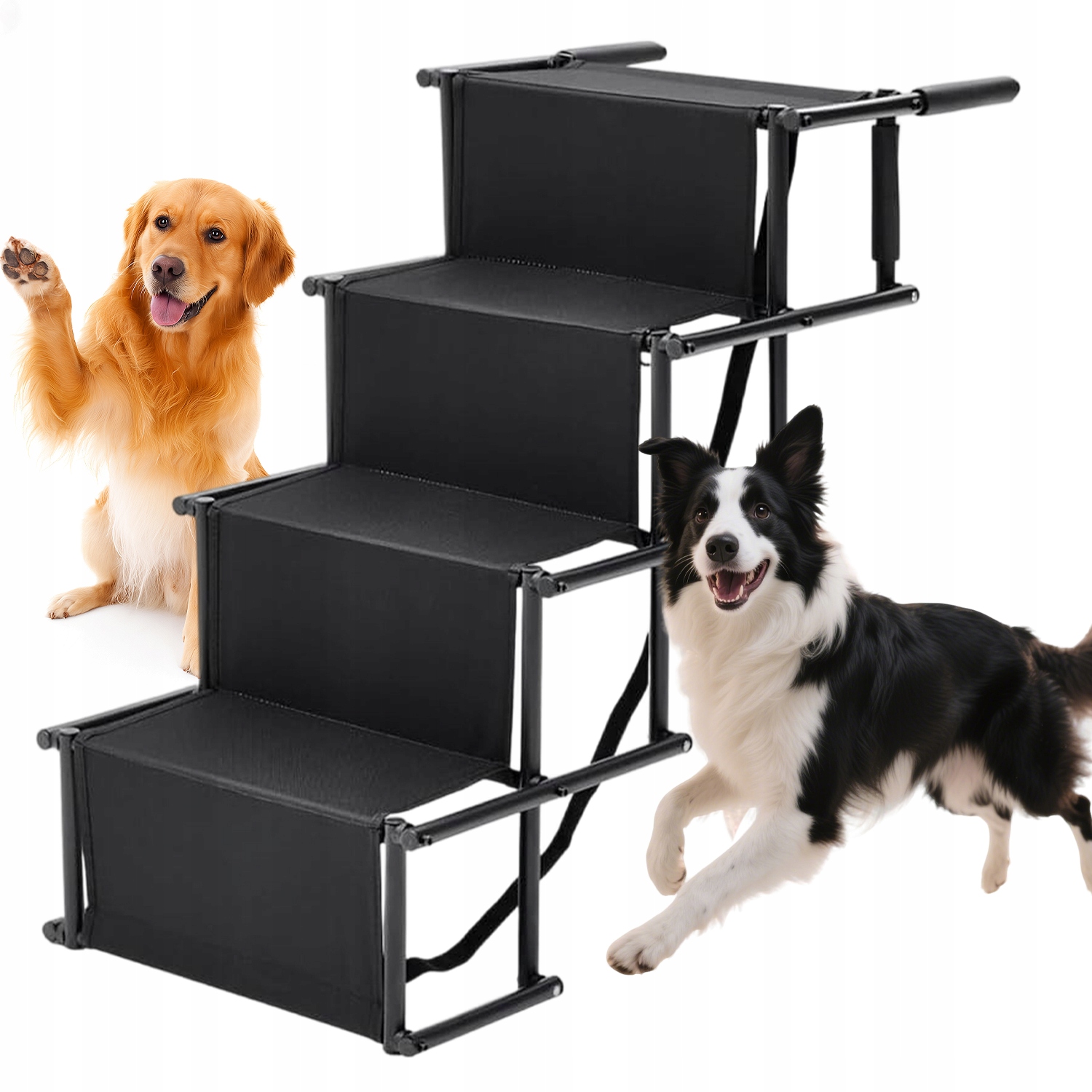 Levně Skládací Schůdky Pro Psa Do Auta Suv Jeep Skládací Žebřík Pro Zvířata