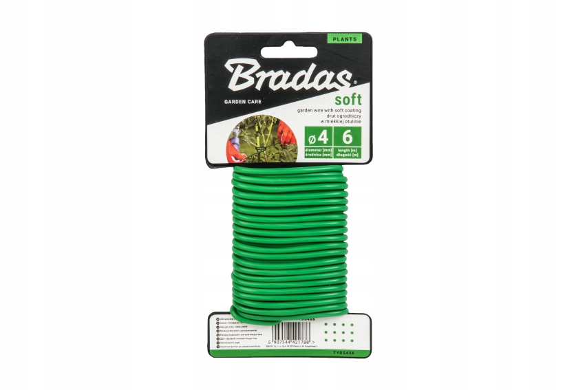 

Drut ogrodniczy Powlekany Soft 3mm 8m Bradas