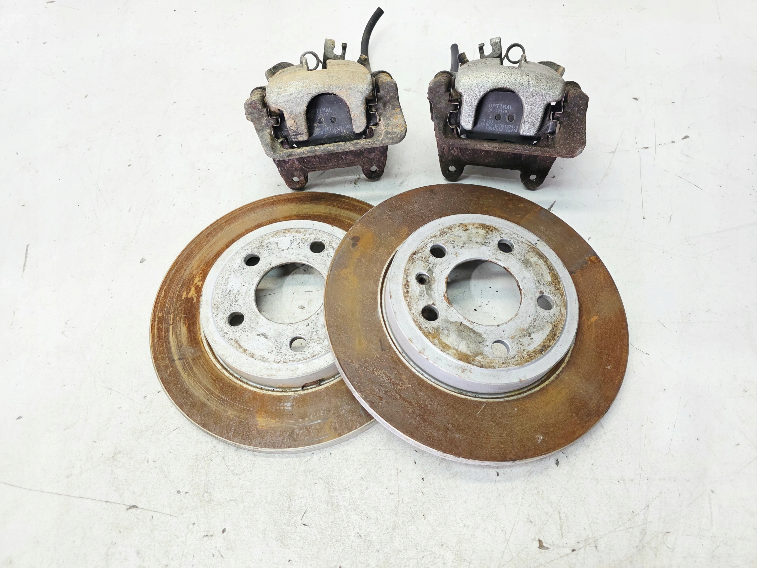 caliper calipers brake left +++ right rear part AUDI A4 B6 B7 288 MM KOMPLET