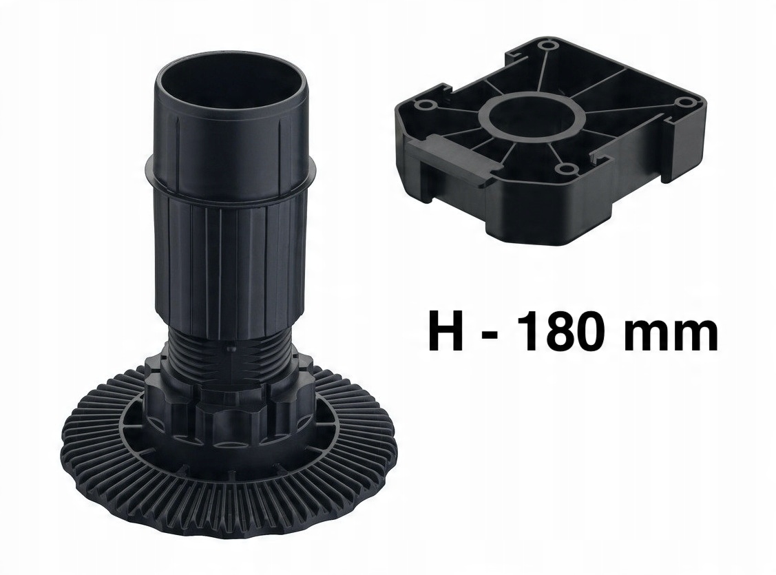 

Hafele Nóżka Stopka Meblowa Axilo H180 mm Z Płytką