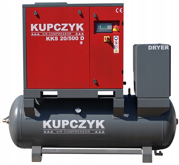 Kompresor olejowy Kupczyk KKS 20/500D 500l 10bar WULKANIZACJA DOTACJE
