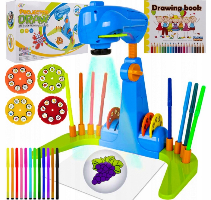 Projektor do rysowania niebieski Marka Kruzzel