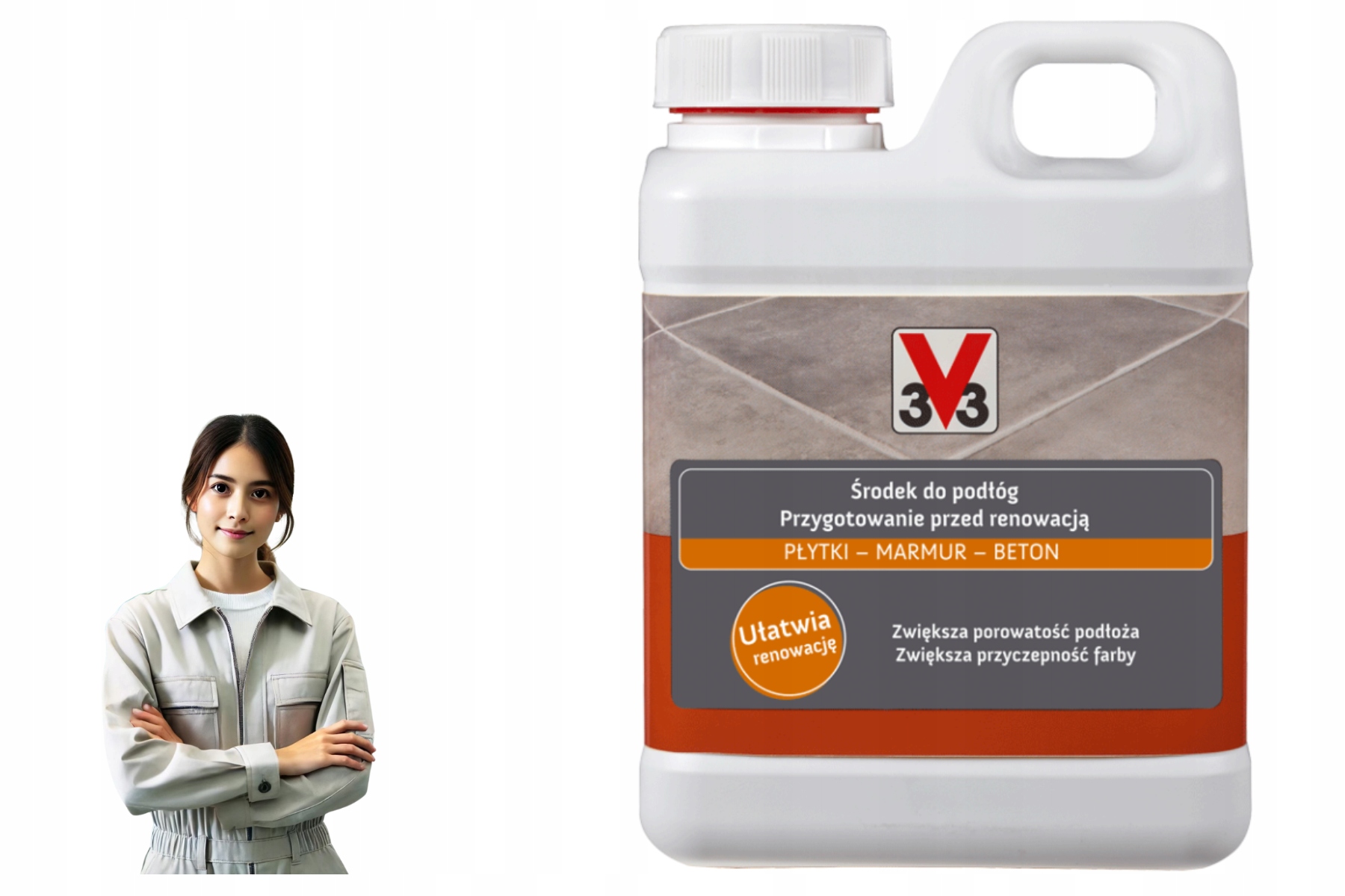 V33 Přípravek na podlahu před renovací 1L