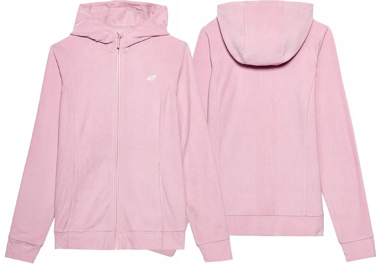 4F Mikina Fleecová Rozepínací Teplá Velikost Xs