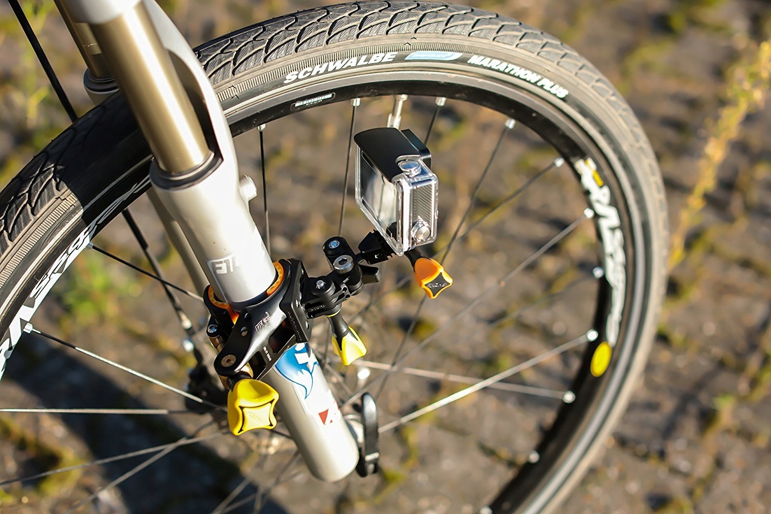 Uchwyt Kierownicy Motocykla Roweru Do GoPro 16-50mm Czarny iSHOXS — miniatura 7