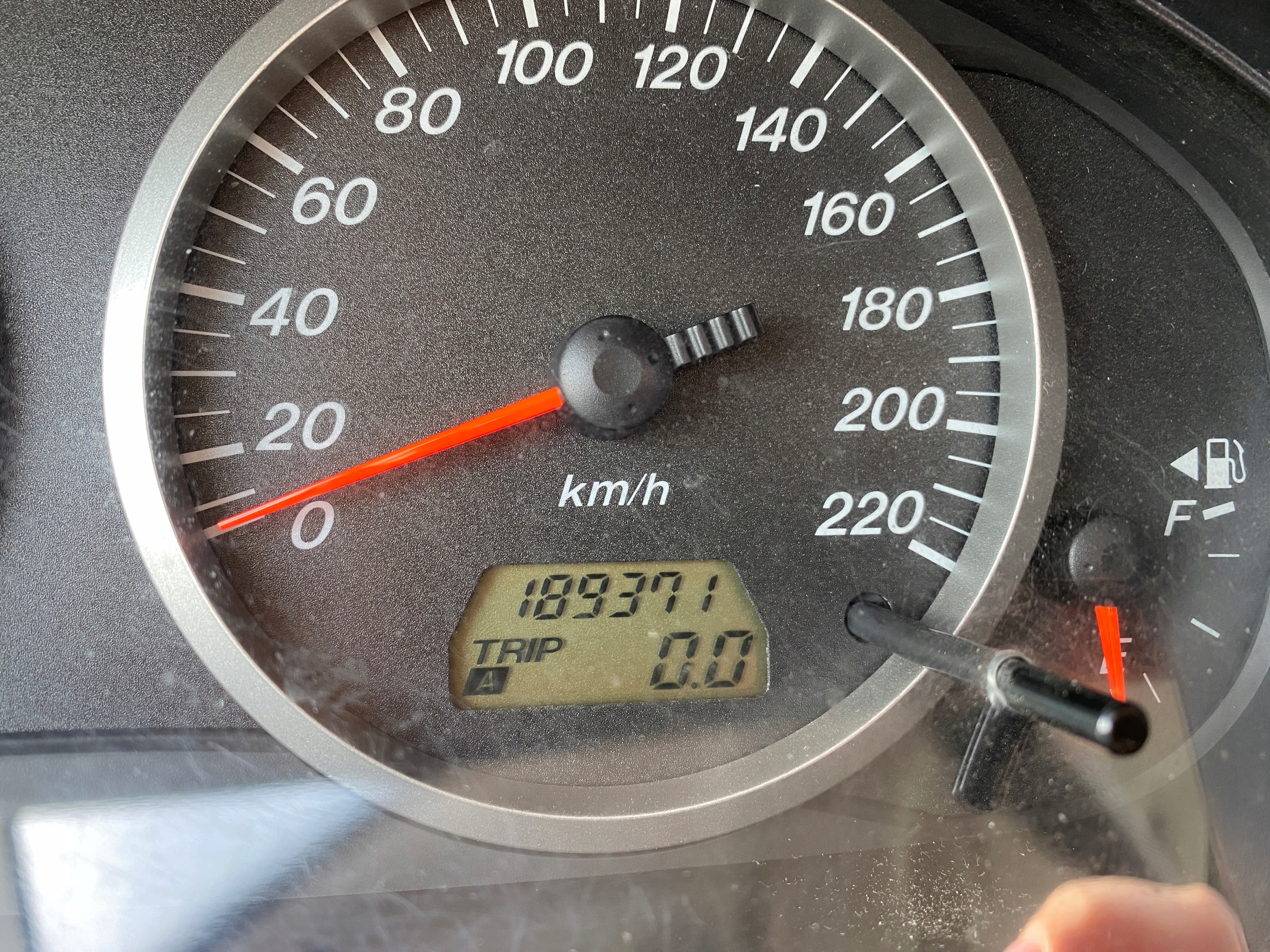 dials dials tachometer 1.4 16V Mazda 2 1 and FL 02-07 przebieg 189 371km