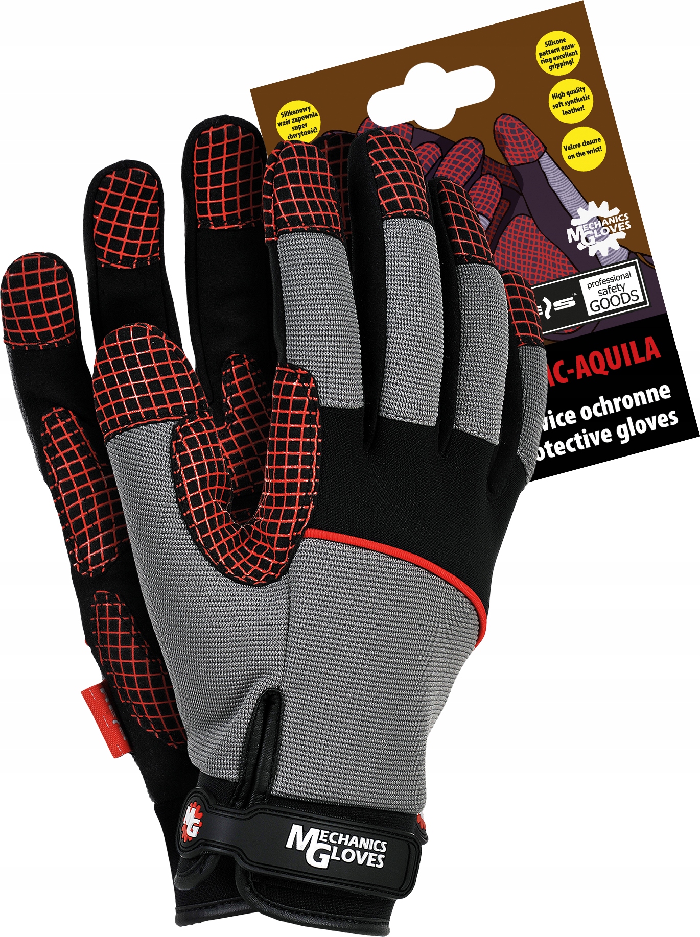 

Rękawice ochronne Mechanics Gloves Aquila L