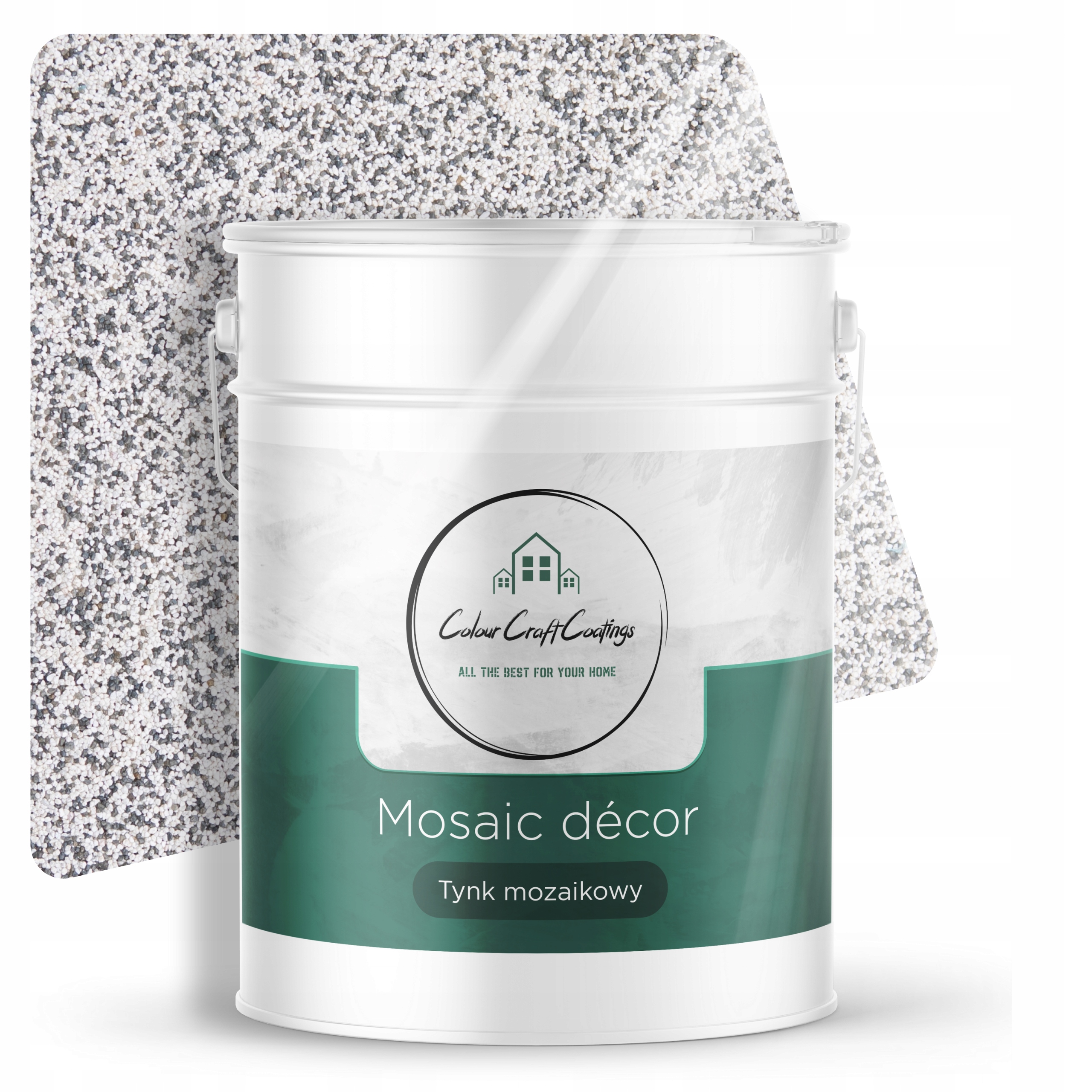 Mozaiková Omítka Dekorativní Pryskyřičná Dekorativní Mozaika Šedá Světlá M21 12,5kg