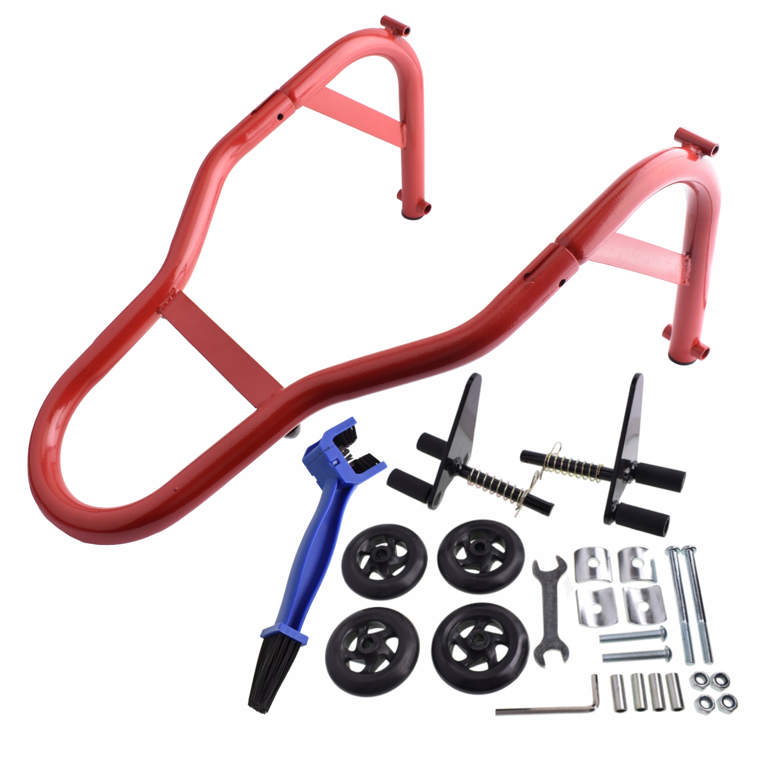 Motocyklowy STOJAK PODNOSNIK SERWISOWY KOLO PRZOD