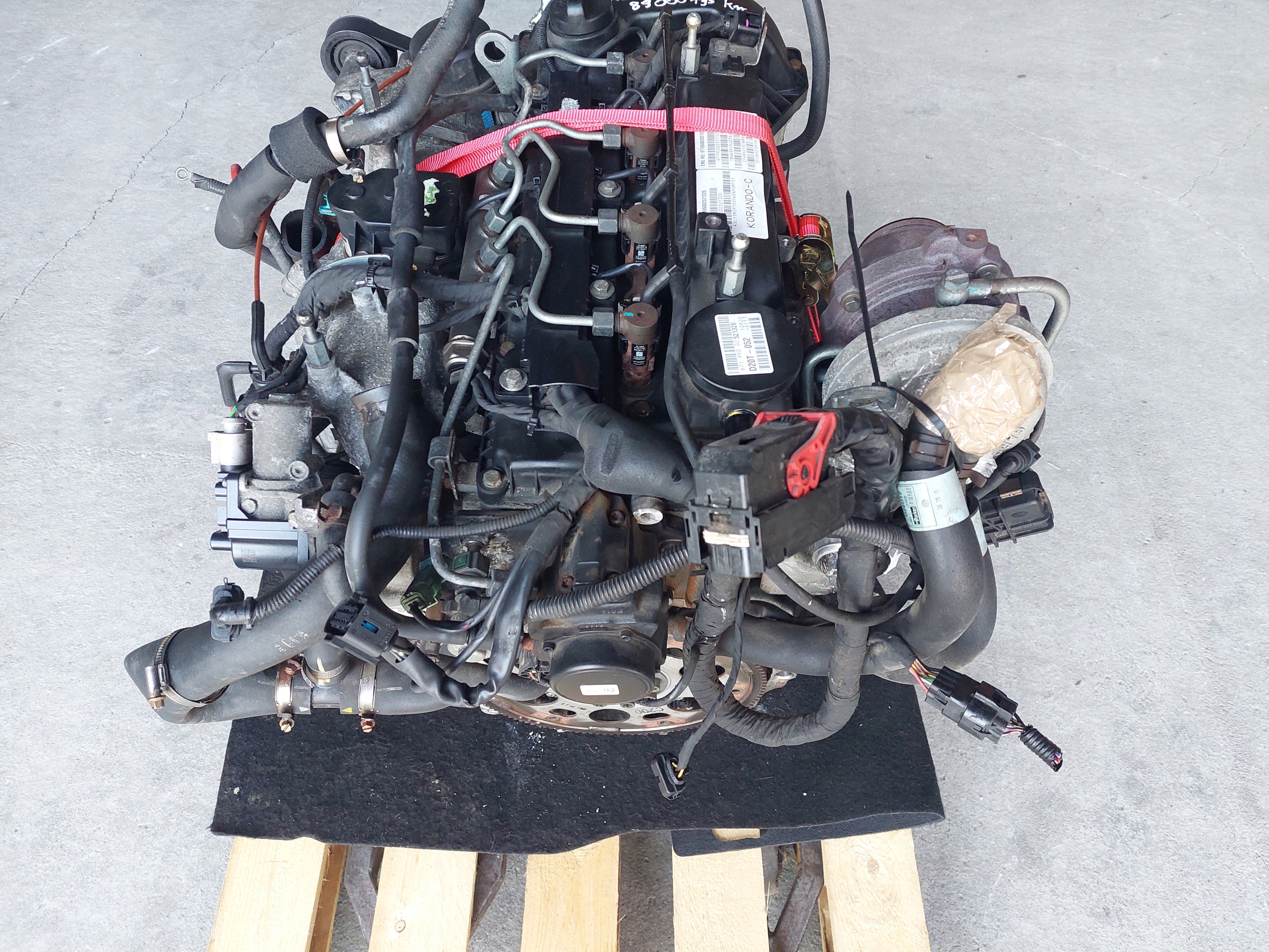 engine complete D20T D20DTF SSANGYONG KORANDO 3 III 2.0 D E-XDI 89000KM