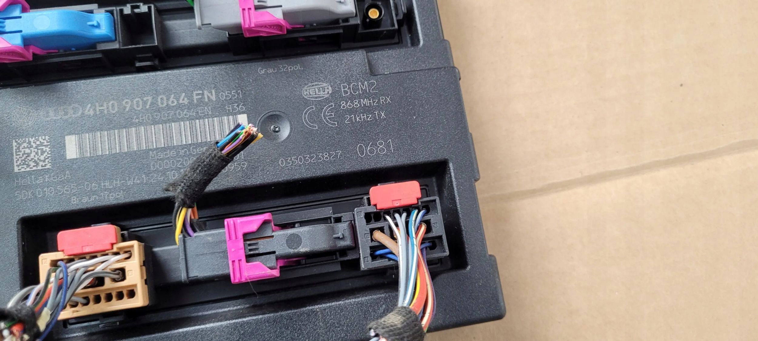 A6 C7 4G module unité de commande électronique uce KOMFORTU 4H0907064FN A7 4G