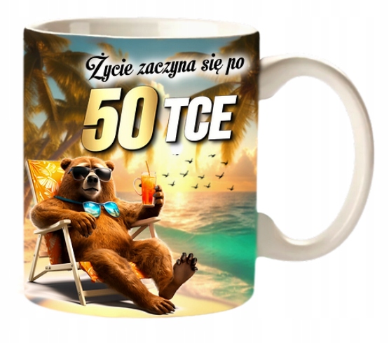 Na 50 Urodziny Dla Faceta Mężczyzny Śmieszny Kubek
